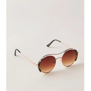 NEW Free People Euphoria Sunglasses Brown and Green-sold out online! Reg $30